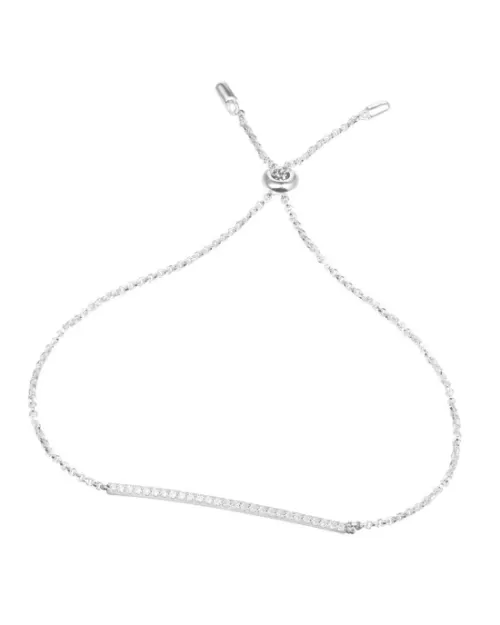 Apm Monaco Silver Single-Line Bracelet