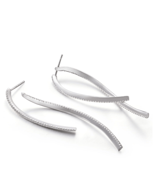 Apm Monaco Silver Earrings