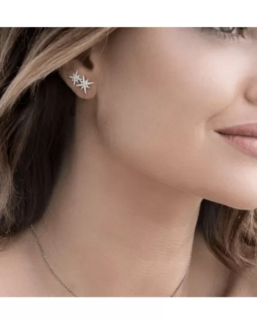 Apm Monaco Double Meteorites Stud Earrings