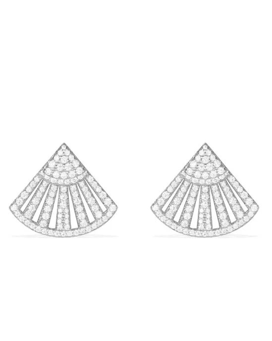 Apm Monaco Silver Stud Earrings