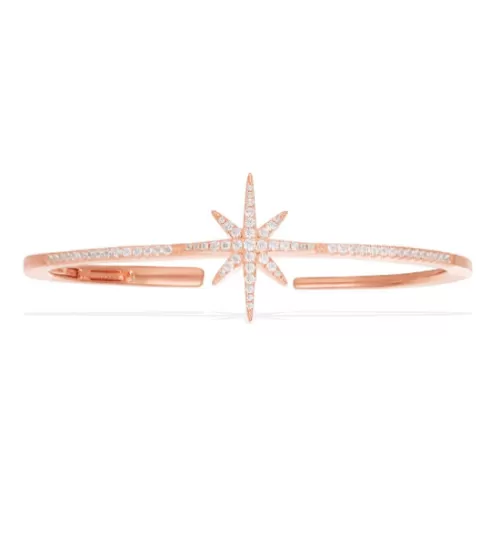 Apm Monaco Meteorites Rose Silver Cuff