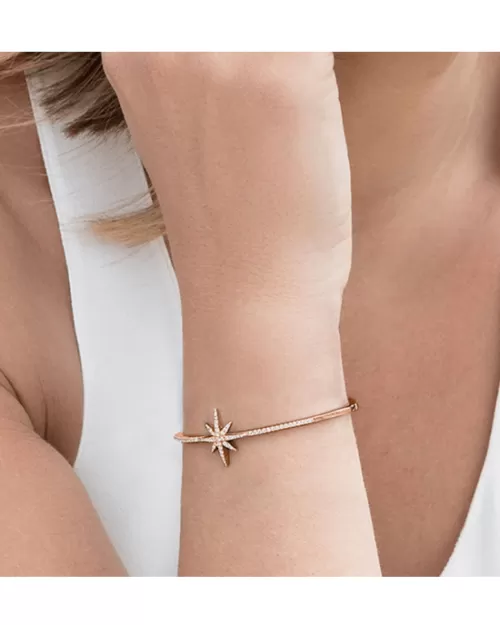 Apm Monaco Meteorites Rose Silver Cuff