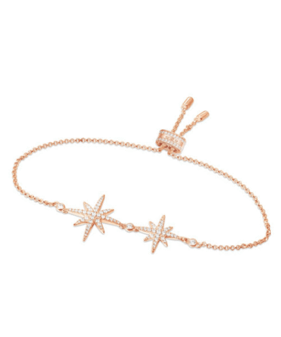 Apm Monaco Pink Silver Double Meteorites Bracelet