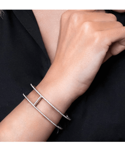 Apm Monaco Silver Cuff