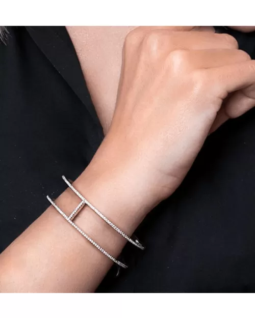 Apm Monaco Silver Cuff