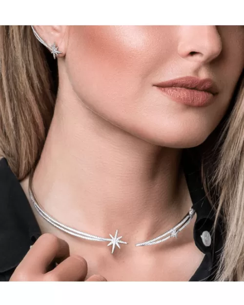 Apm Monaco Meteorites Open Choker