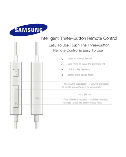 Samsung Earphones EHS64in Headsets With Built-in Microphone 3.5mm