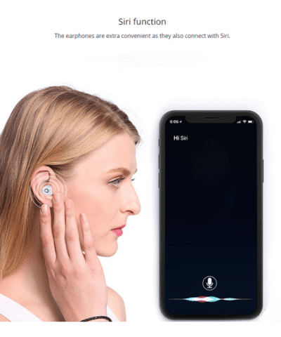 Langsdom Wireless waterproof earphones with Bluetooth