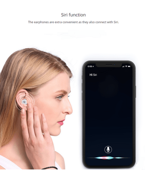 Langsdom Wireless waterproof earphones with Bluetooth