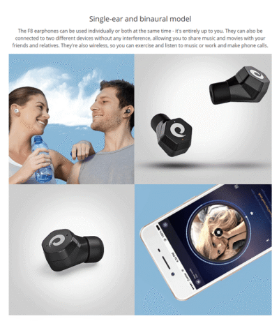 Langsdom Wireless waterproof earphones with Bluetooth