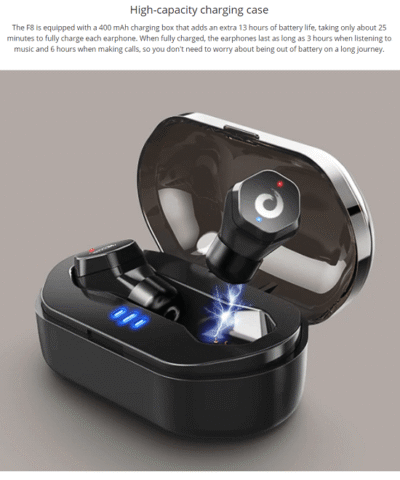 Langsdom Wireless waterproof earphones with Bluetooth