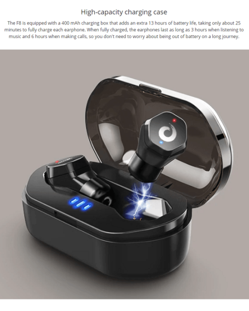 Langsdom Wireless waterproof earphones with Bluetooth
