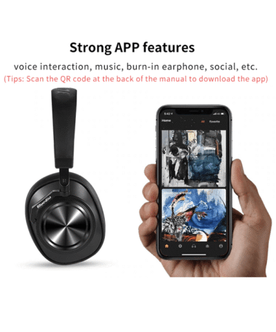 Bluedio T6 Active Noise Cancelling Headphones Wireless Bluetooth Headset