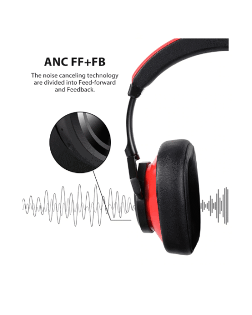 Bluedio T6 Active Noise Cancelling Headphones Wireless Bluetooth Headset