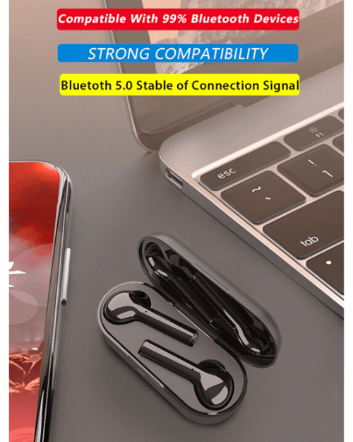 DFOI FreeBud Wireless Bluetooth Earphones 5.0 True Wireless Earbuds Headset
