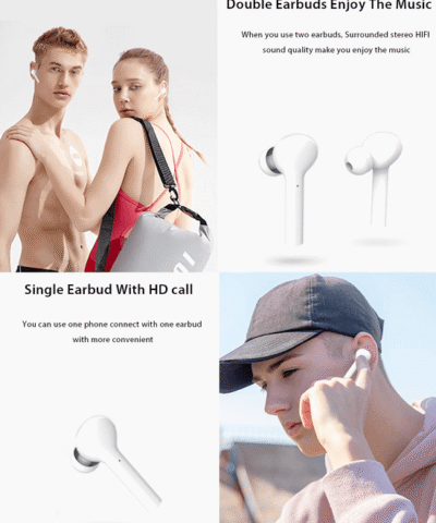 DFOI FreeBud Wireless Bluetooth Earphones 5.0 True Wireless Earbuds Headset