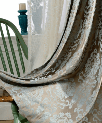 Simba Deco Luxury Jacquard Blind Drapes Window Panel