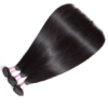 Cranberry Brazilian Straight Hair 3 Bundles With Closure 100% Human Hair Extensions