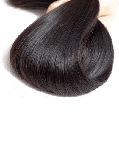 Cranberry Brazilian Straight Hair 3 Bundles With Closure 100% Human Hair Extensions