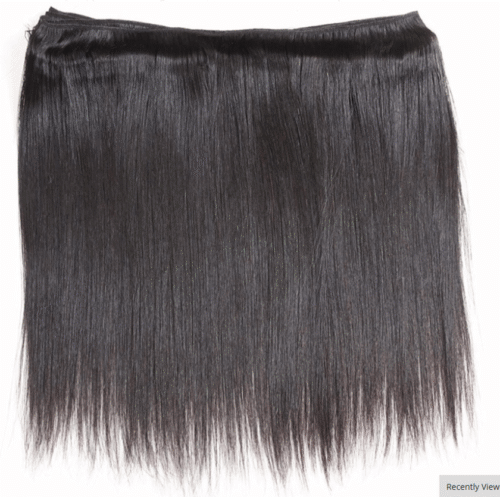 Cranberry Brazilian Straight Hair 3 Bundles With Closure 100% Human Hair Extensions