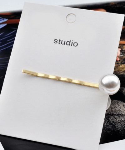 Oaoleer Women's Glitter Pearl Fashion Barrettes