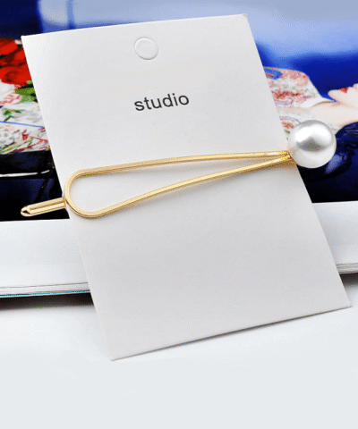 Oaoleer Women's Glitter Pearl Fashion Barrettes