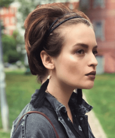 Oaoleer Women's Fashion 6 pcs Glitter Double Hair Hoop Elastic Headband