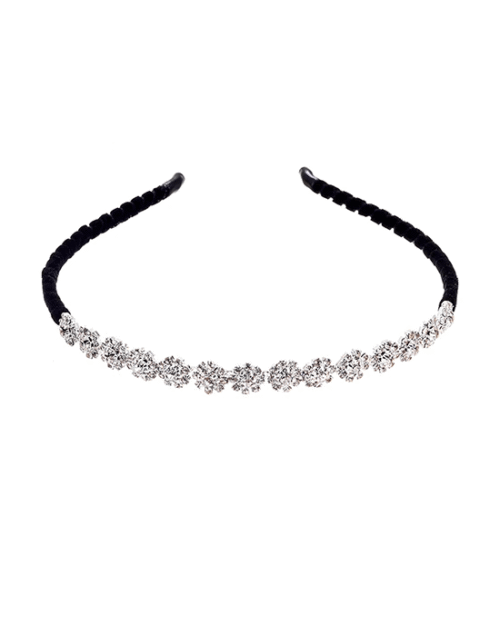 M MISM Women's Elegant Crystal Pearl Hair Bands Headband