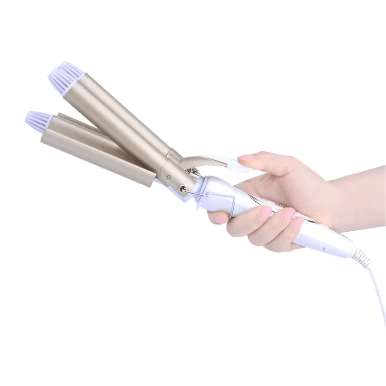 Kemei Professional 110-220V Ceramic Iron Triple Barrel Hair Curler