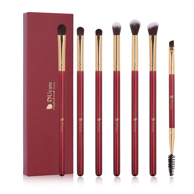 Professional 6 Set Eye Makeup Brush + 1 Eyeshadow Blending Eyebrow Brush