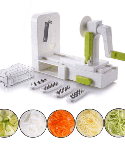 Folding 5 Blade Spaghetti Vegetable Spiral Slicer Carrot Zucchini Noodler Maker