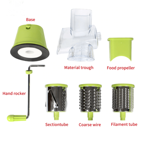 Folding 5 Blade Spaghetti Vegetable Spiral Slicer Carrot Zucchini Noodler Maker