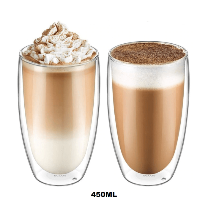 New Double Walled Ecooe Coffee Glasses Cups