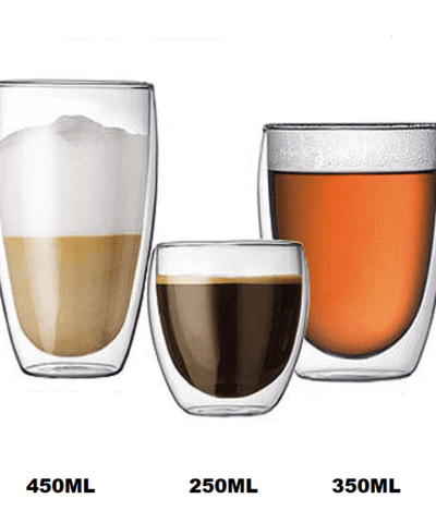 New Double Walled Ecooe Coffee Glasses Cups
