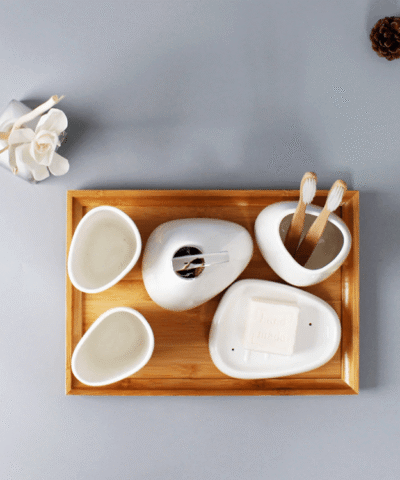 Hollywood Ceramic Bath Accessories