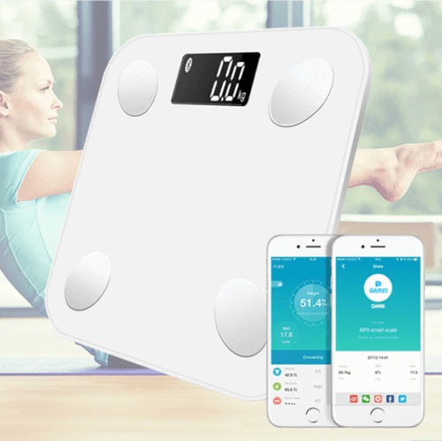 Bluetooth scales floor Body Weight Bathroom Scale Smart Backlit Display Scale Body Weight Body Fat Water Muscle Mass BMI