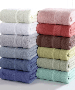100% Cotton Solid Bath Towel