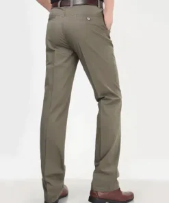 Men's Classic Fit Stretch Cotton Dress Pants