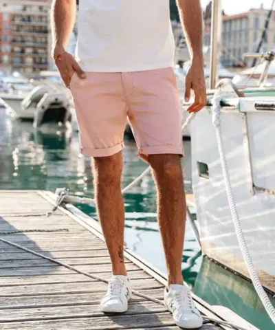 Men's DuraFlex Lite Straight-Fit Stretch Moisture-Wicking 9" Chino Shorts