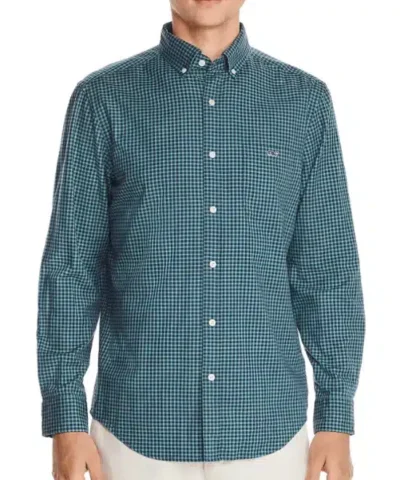 Pin Oak Tucker Gingham Classic Fit Button-Down Shirt