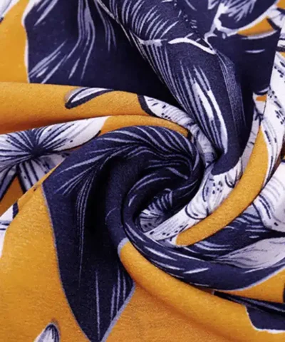 Women's Botanical Tucked-Front Dress