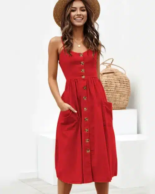 Women's Beach Party Midi Dress