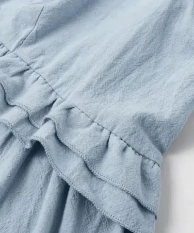 Women's Elegant Solid Ruffles Short Sleeve Dress