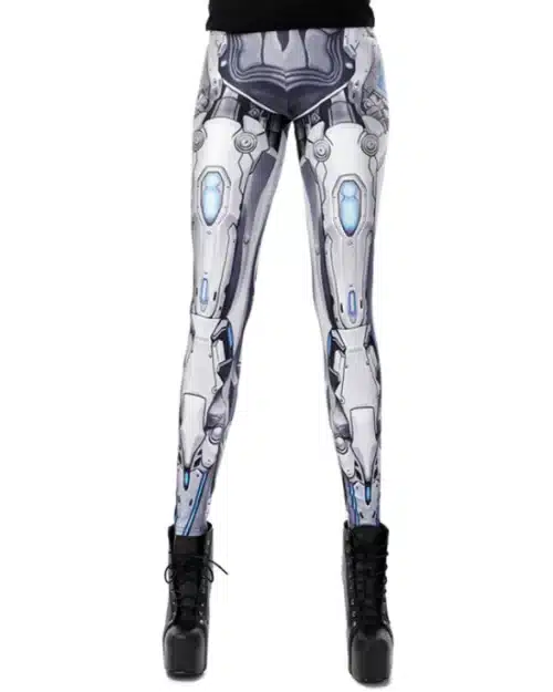 Women's Robot 3D Print Leggings