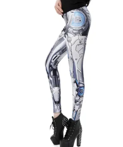 Women's Robot 3D Print Leggings