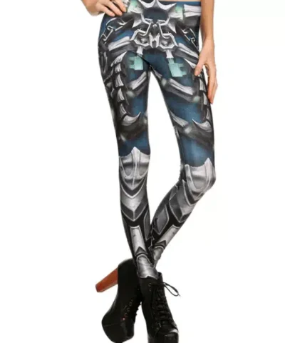 Women's Robot 3D Print Leggings