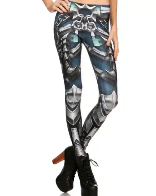 Women's Robot 3D Print Leggings