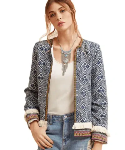 Women's Long Sleeve Elegant Boho Jacket