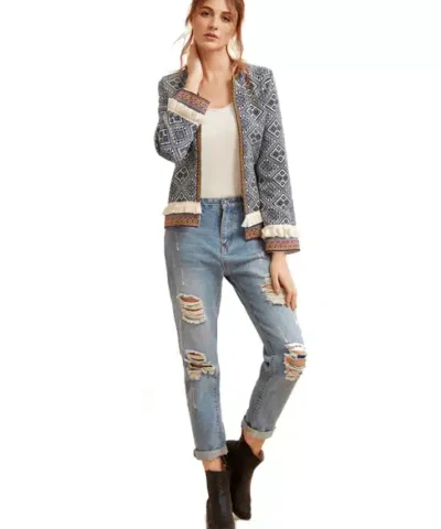 Women's Long Sleeve Elegant Boho Jacket