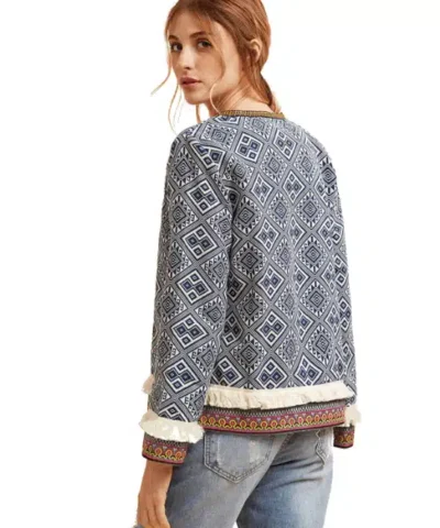 Women's Long Sleeve Elegant Boho Jacket